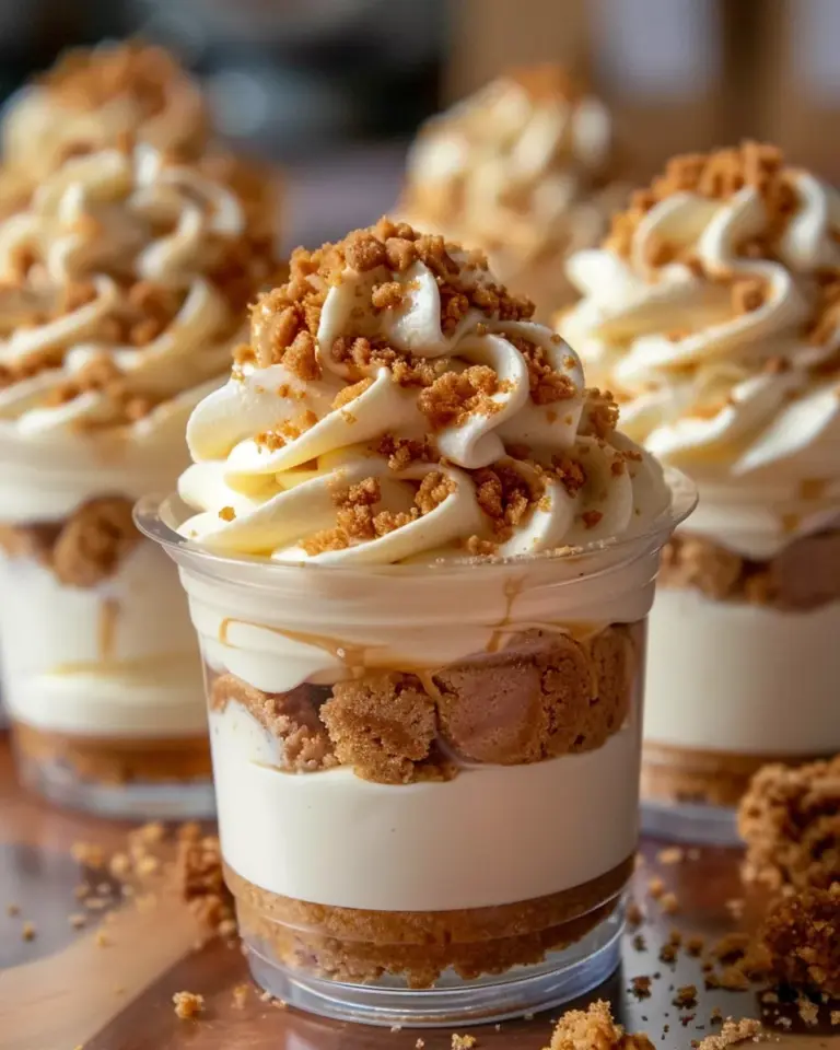 Cookie Butter Cheesecake Cups