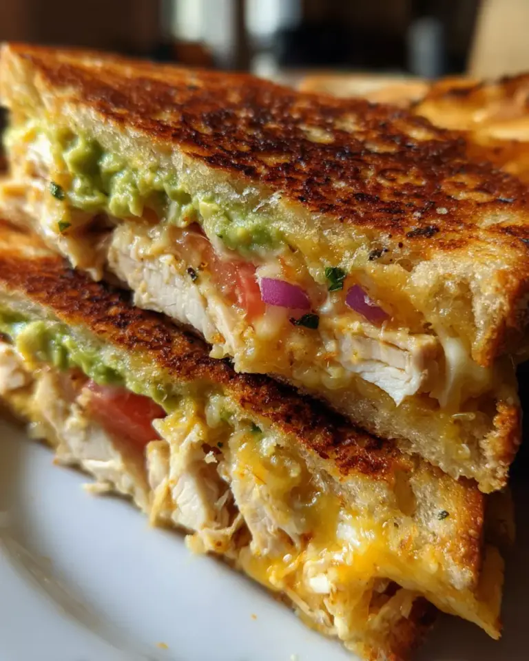 Chicken Avocado Melt Sandwich