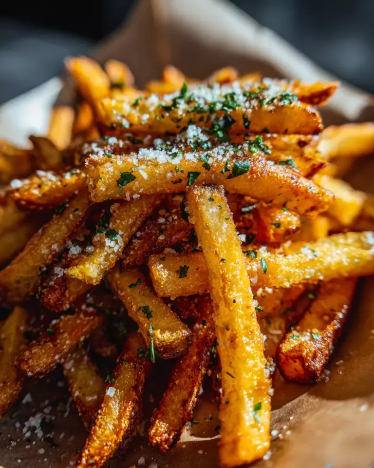 Crispy Garlic Parmesan Fries