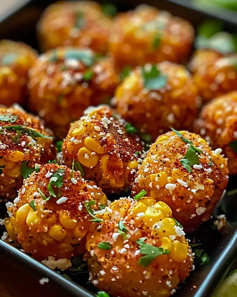 Spicy Mexican Corn Bites