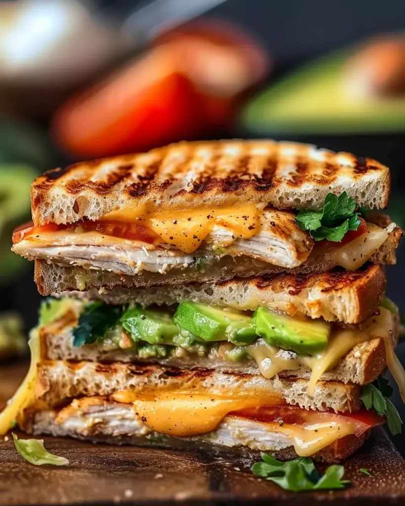 Chicken Avocado Melt Sandwich 3 2 3 1