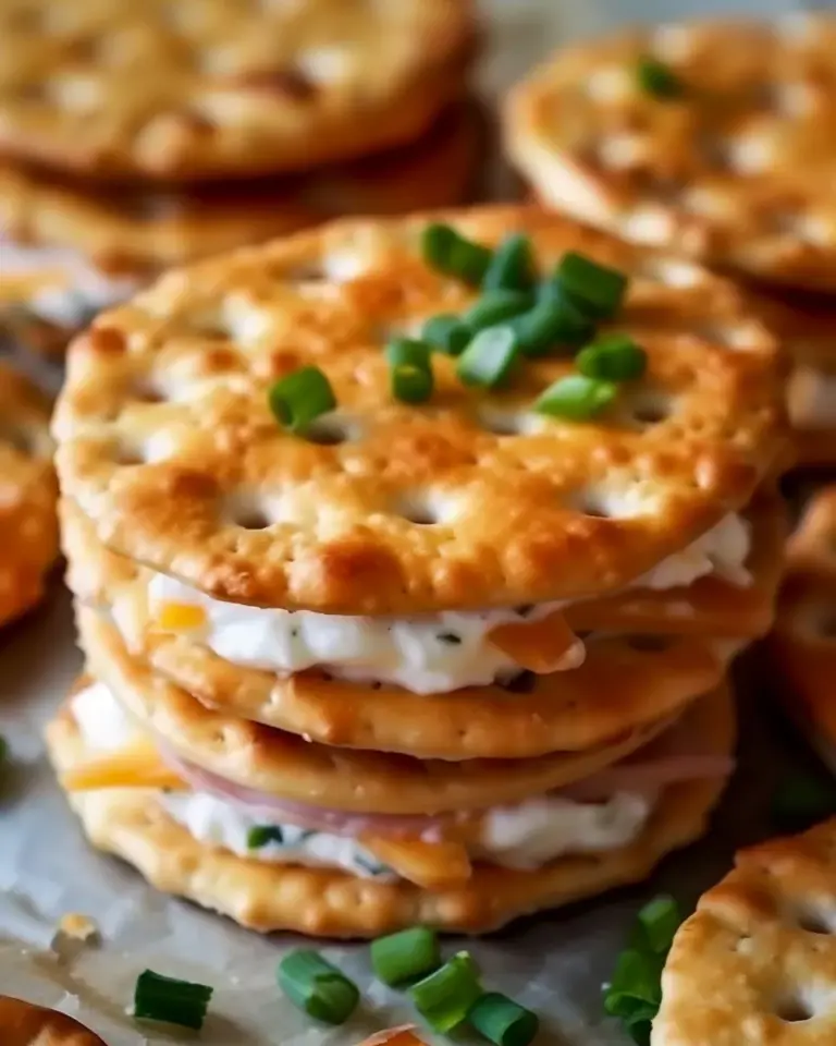 Ritz Cracker Party Sandwiches