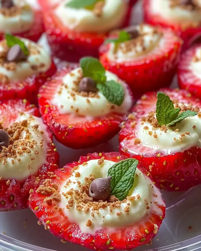 Cheesecake Deviled Strawberries