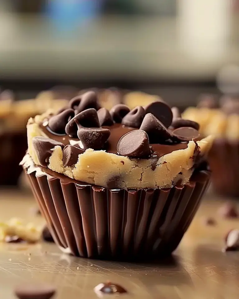 Chocolate Chip Cookie Dough Cups