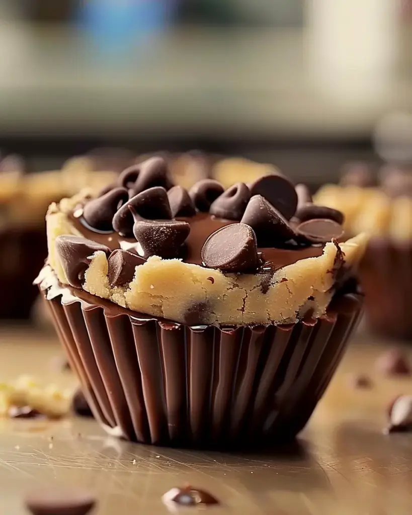 Chocolate Chip Cookie Dough Cups