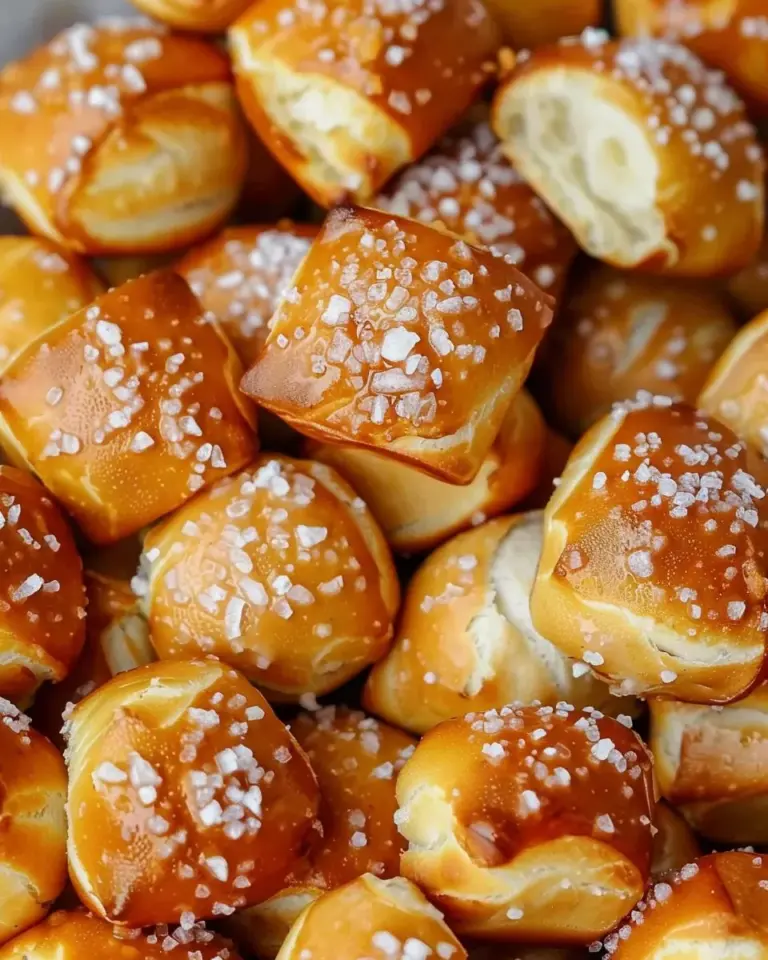 homemade soft pretzel bites