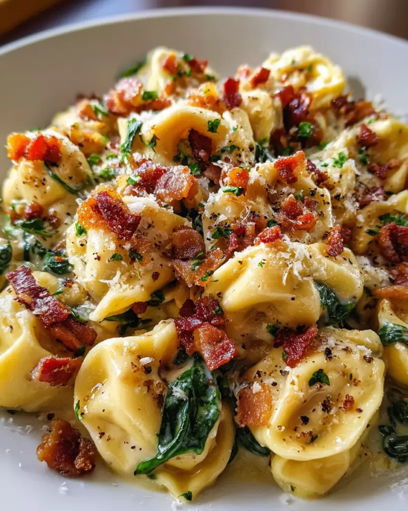 Indulgent Bacon Cream Cheese Tortellini Recipe to Wow You