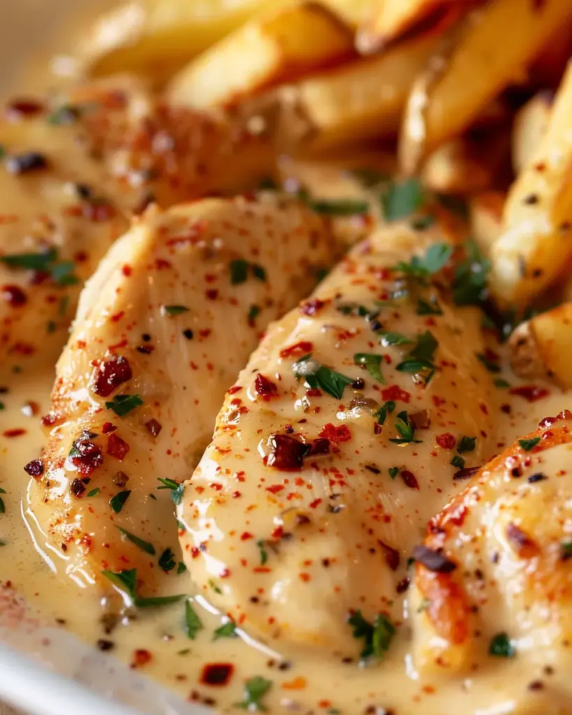 Chicken Fillet in Spicy, Creamy Garlic-Parmesan Sauce 1 A 1 7