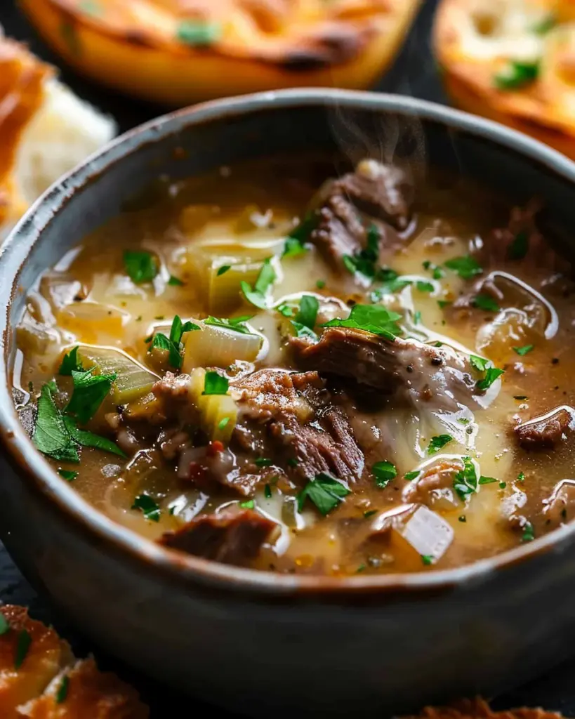 One-Pot Philly Cheesesteak Soup 2 A 2 3