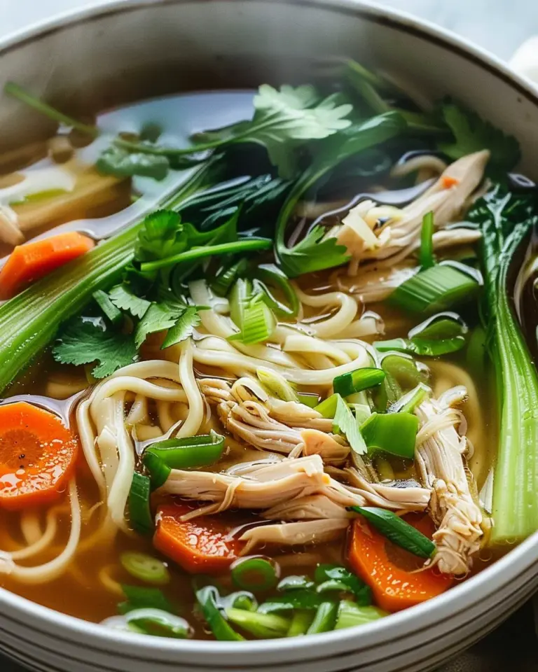 Chinese Chicken Noodle Soup