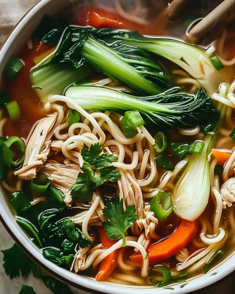 Chinese Chicken Noodle Soup 1 B 3 4