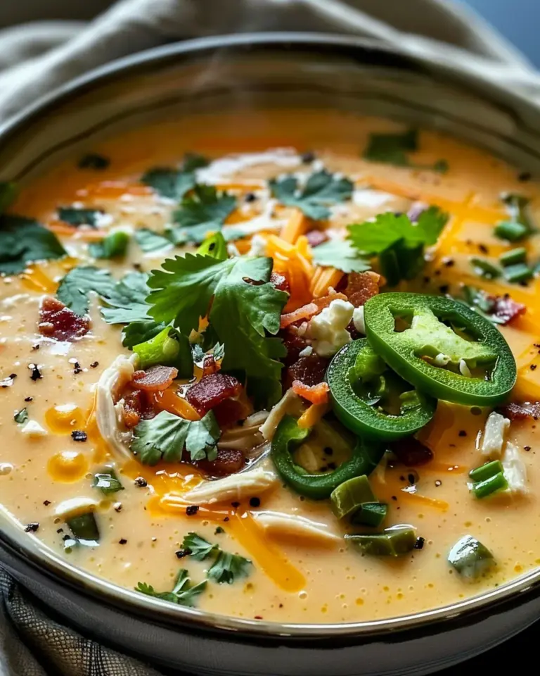 Spicy Jalapeño Popper Chicken Soup Recipe
