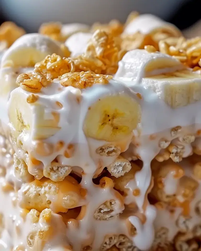Banana Pudding Rice Krispie Treats