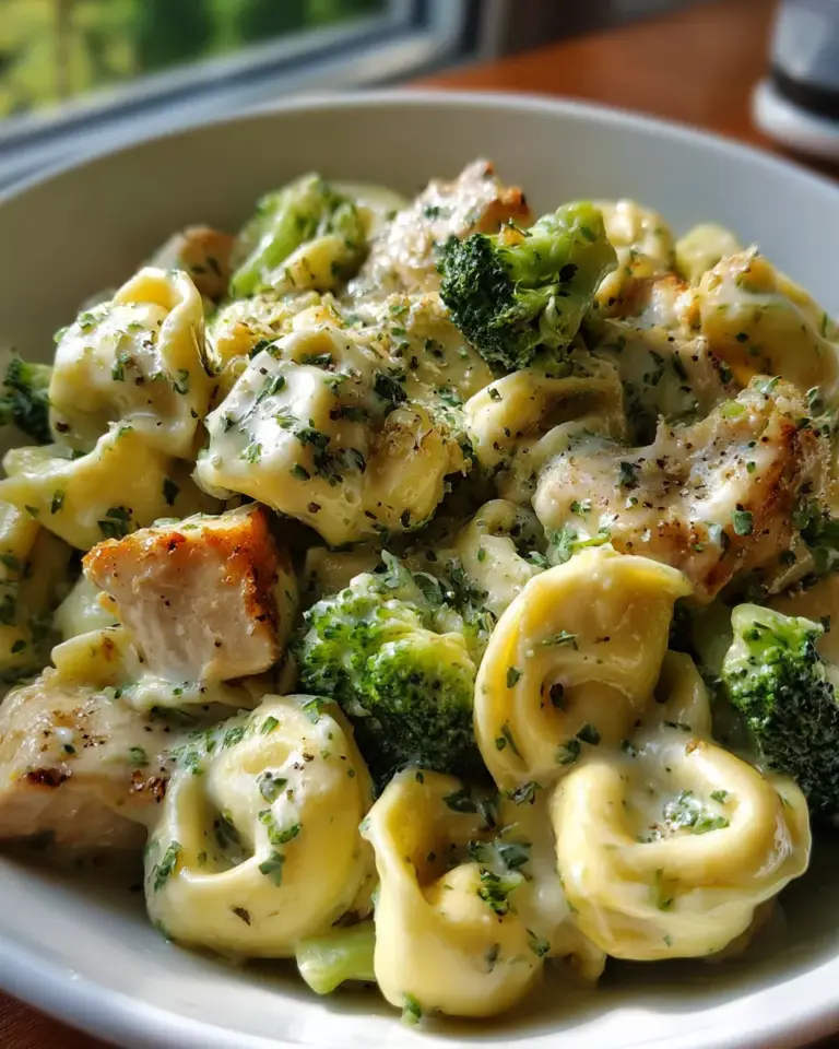 Cheesy Chicken Broccoli Tortellini