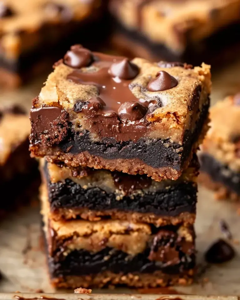 Cookie Dough Oreo Brownies