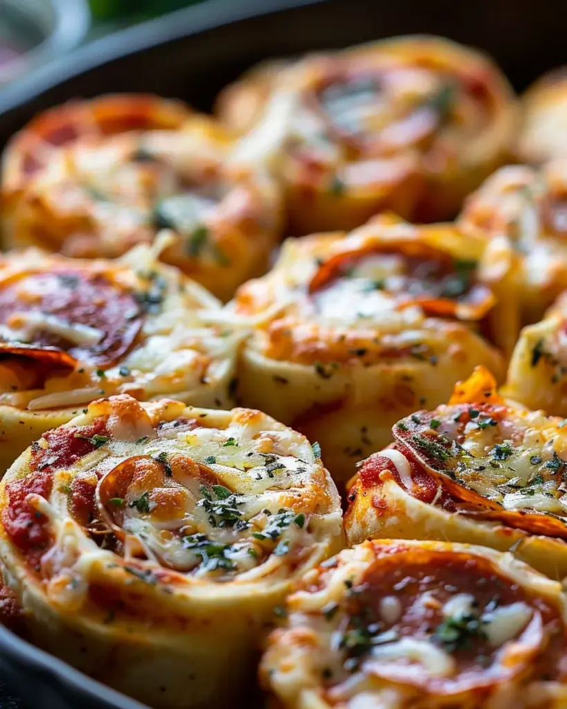 Cheesy Pepperoni Pizza Roll-Ups with Low-Carb Tortillas