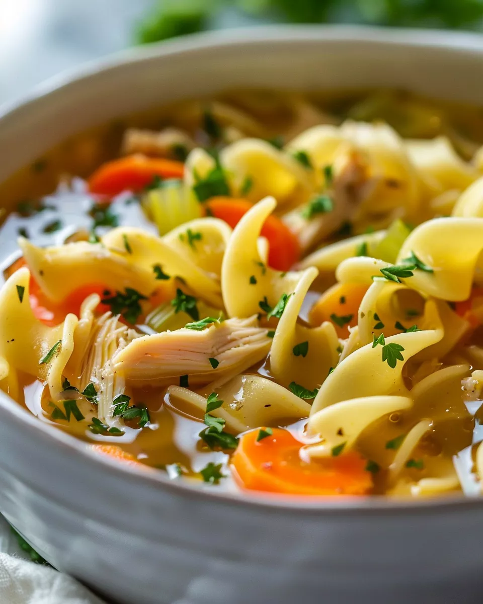 Slow Cooker Chicken Noodle Soup