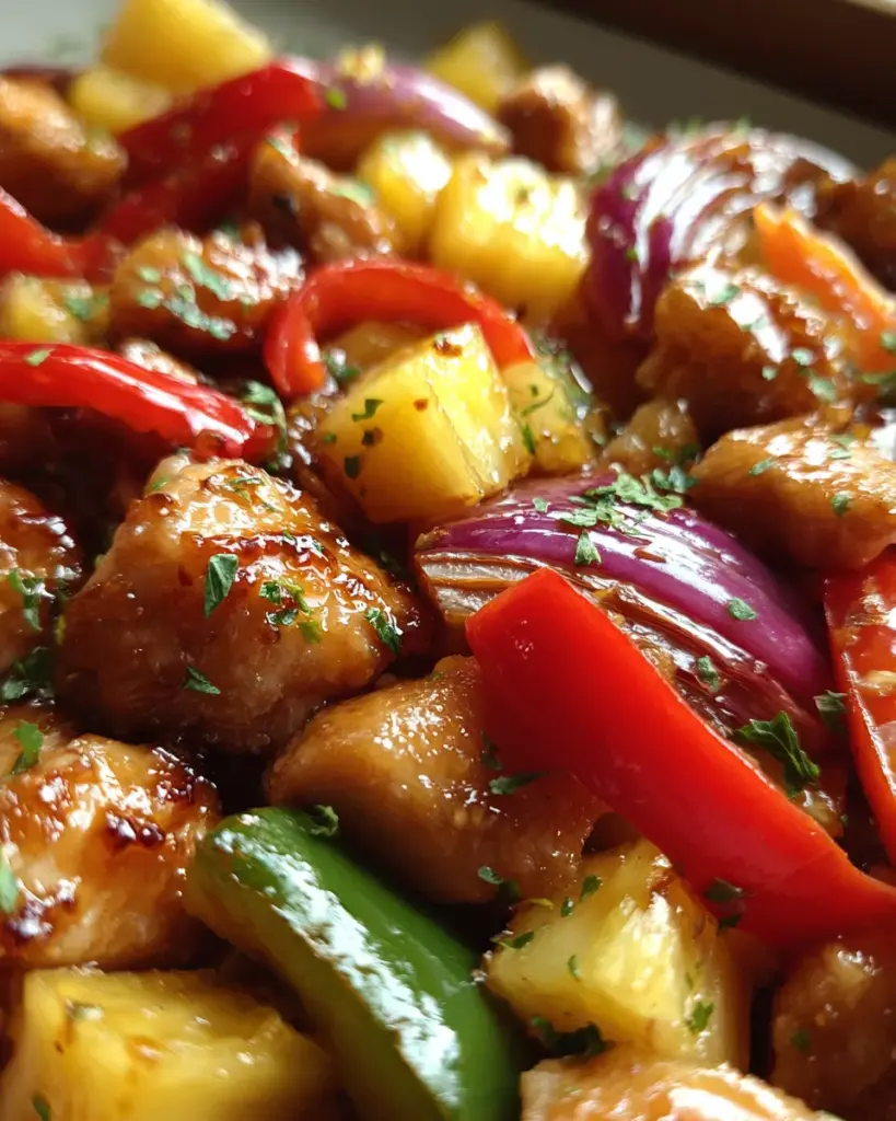 Hawaiian Chicken Sheet Pan Dinner 1 c 1