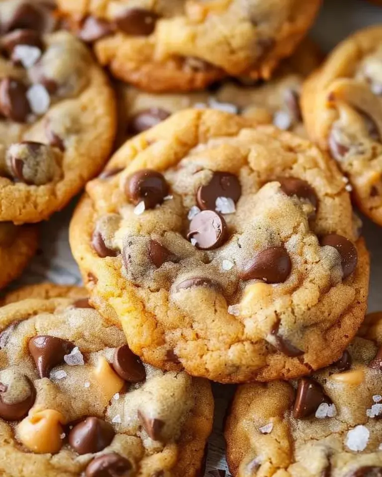 sea salt Butterscotch Chocolate Chip Cookies