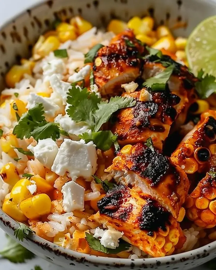 Street Corn Chicken Rice Bowl 1 g 2 9