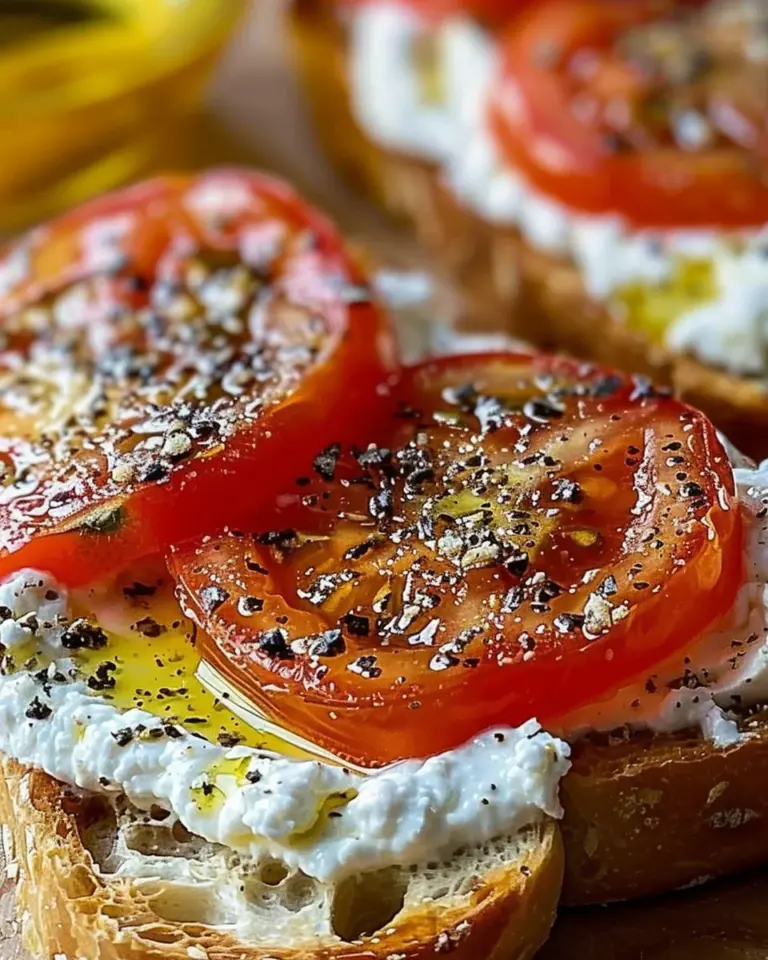 Ricotta and Tomato Sourdough Toast