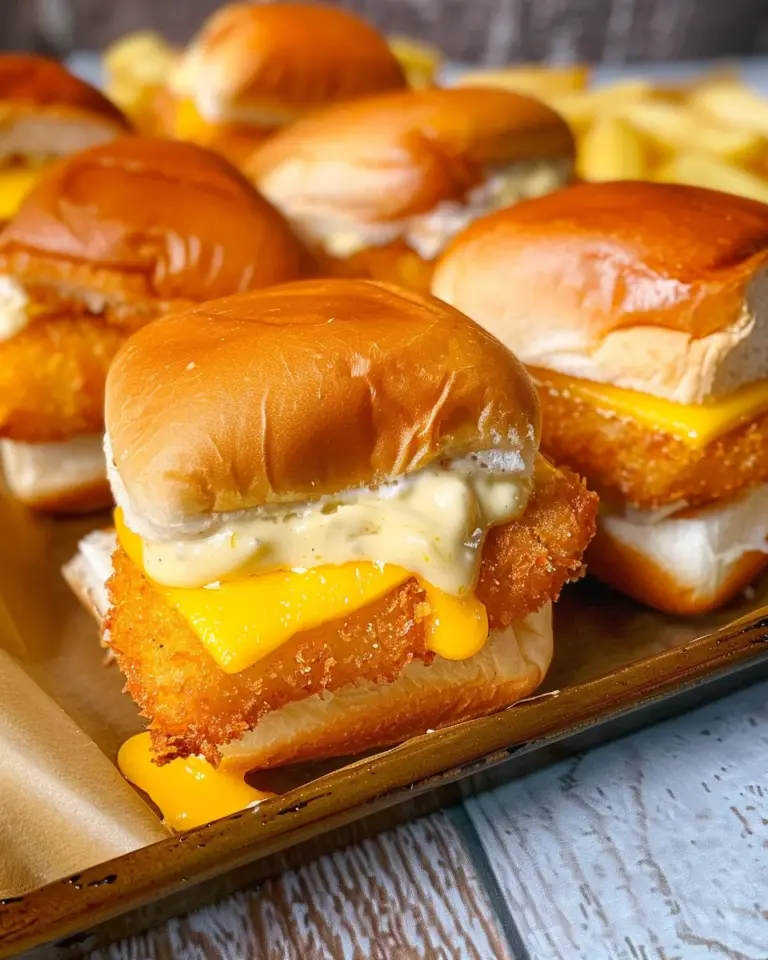 Filet-O-Fish Sliders (Fish Burger Sliders)