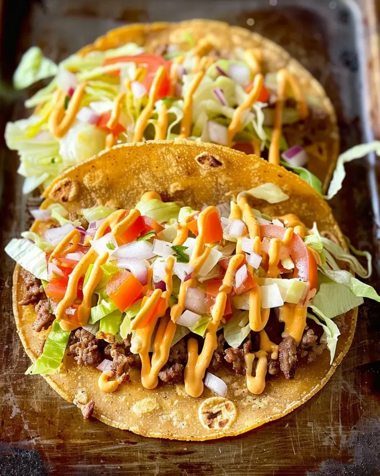 Smashed Cheeseburger Tacos