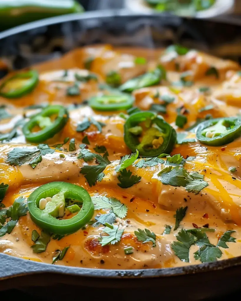 Creamy Jalapeño Chicken Skillet Recipe