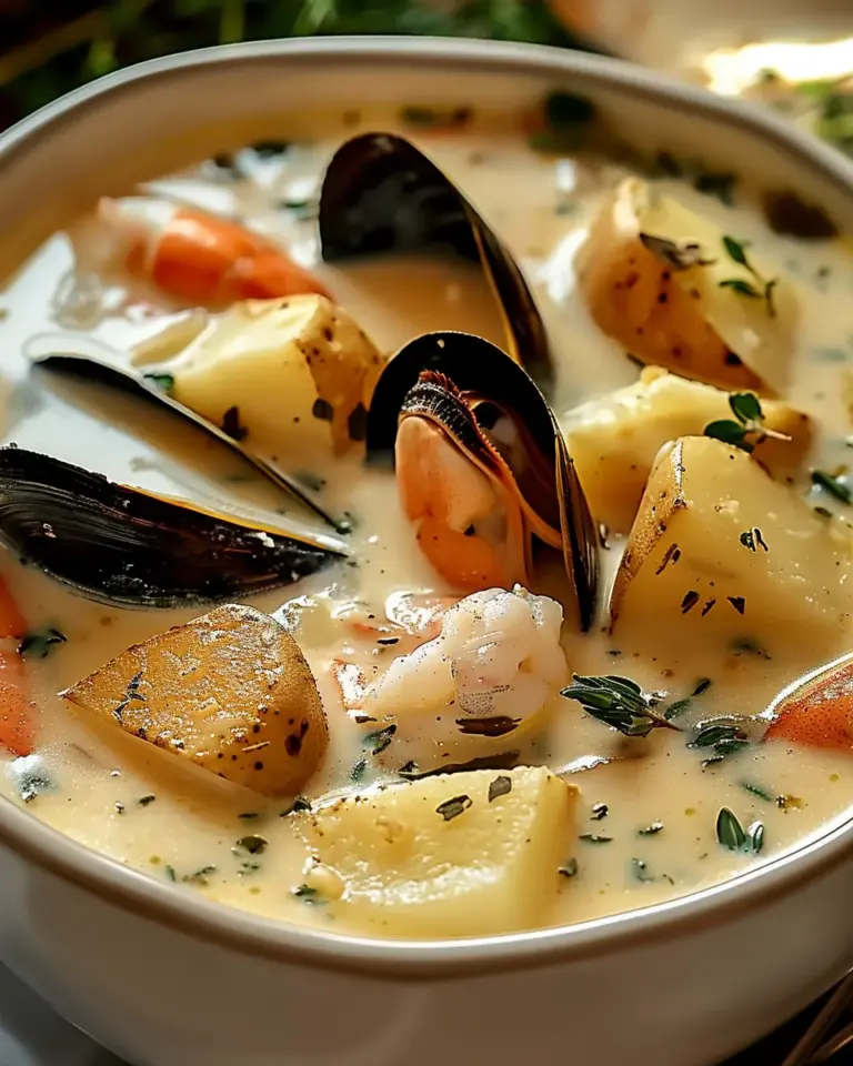 Hearty Nova Scotia Seafood Chowder for Cozy Nights In
