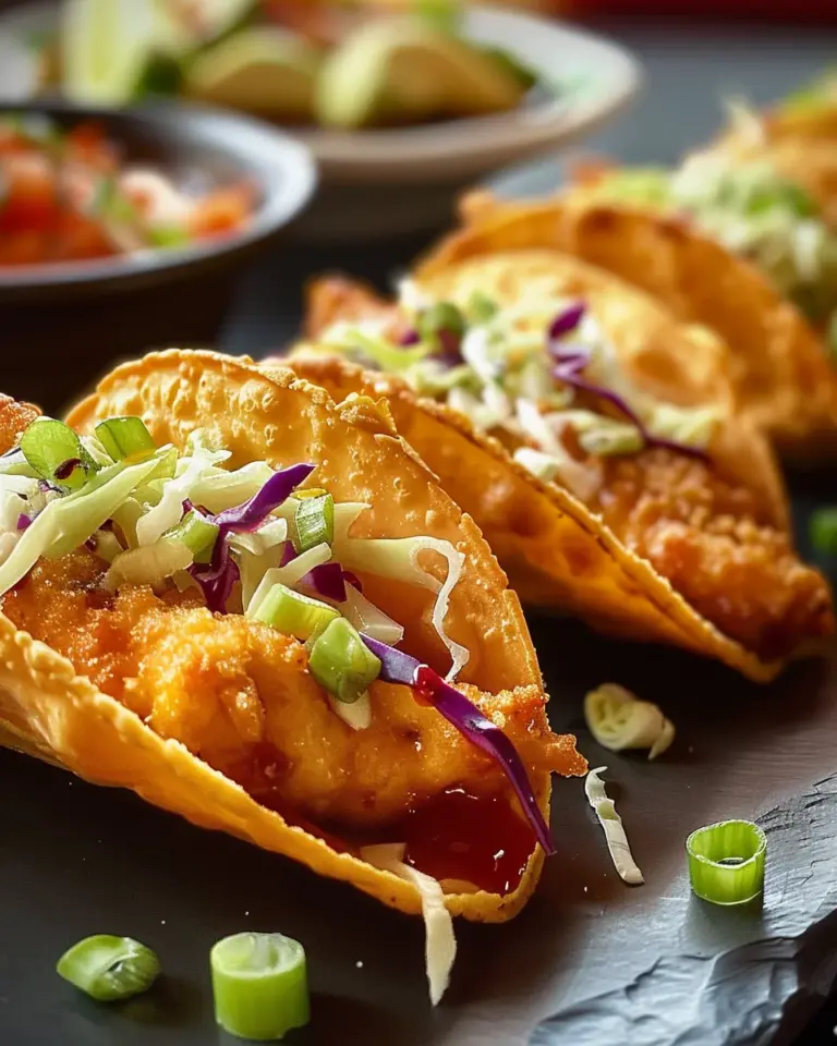 Applebee’s Chicken Wonton Tacos
