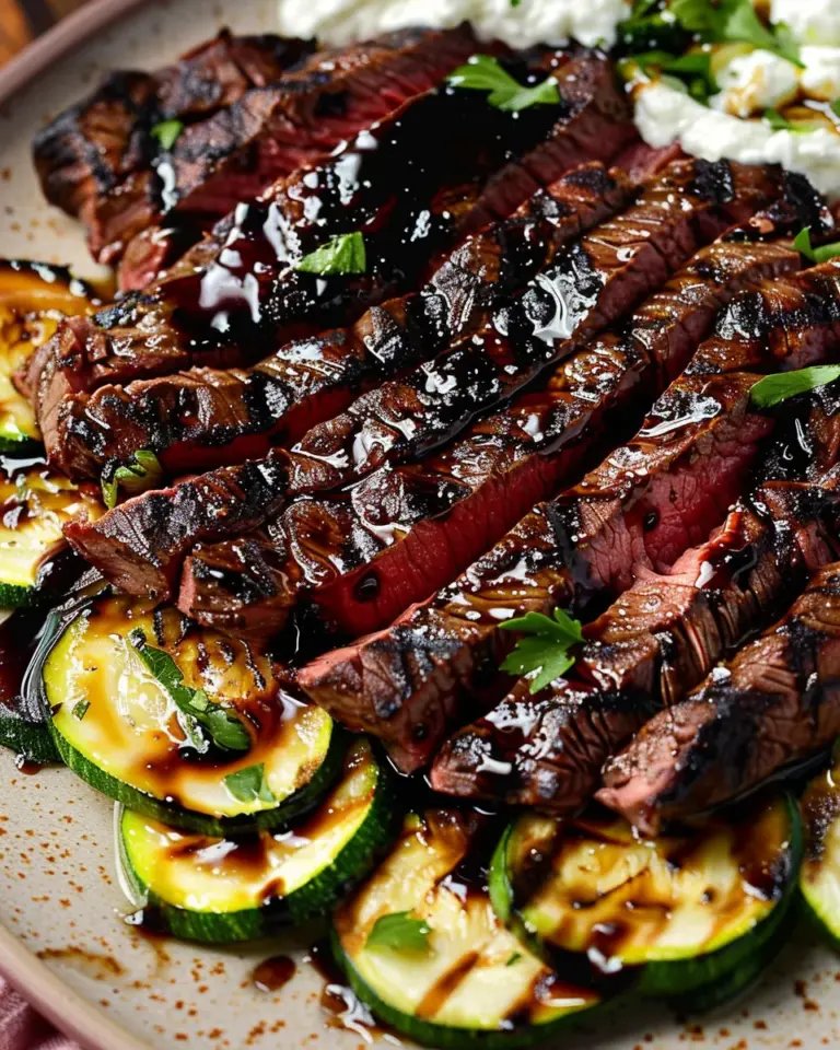 Balsamic Flank Steak
