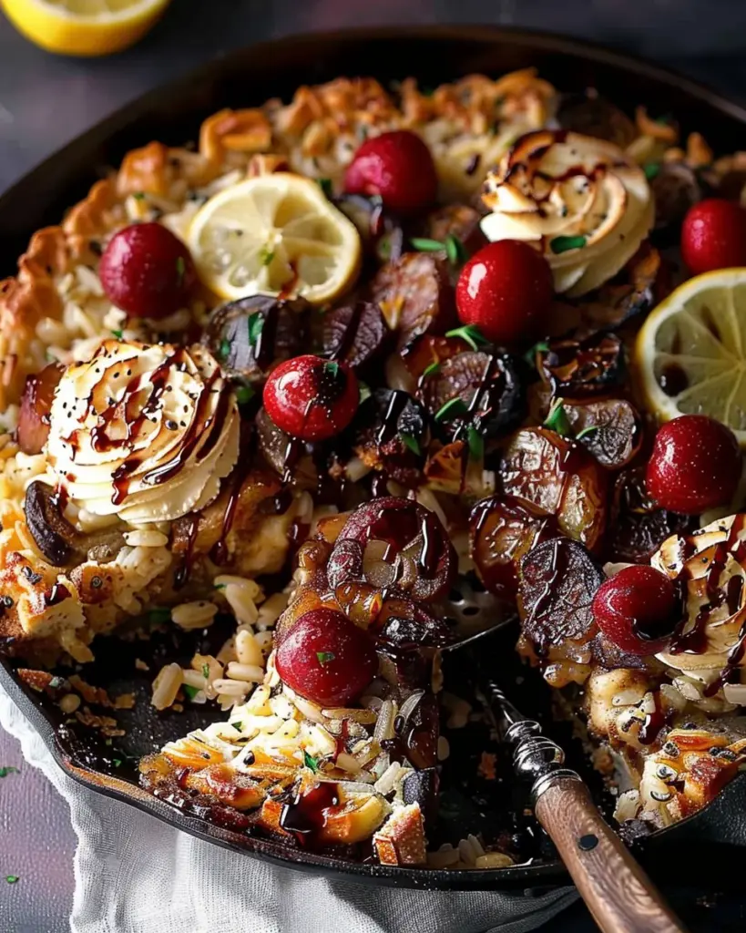 One Pot Greek Chicken and Lemon Rice