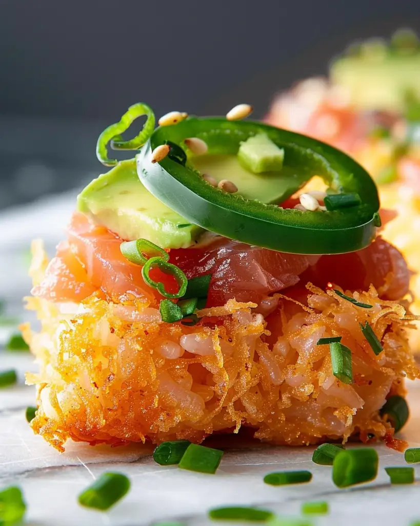 Spicy Tuna Crispy Rice 4 4 1 3