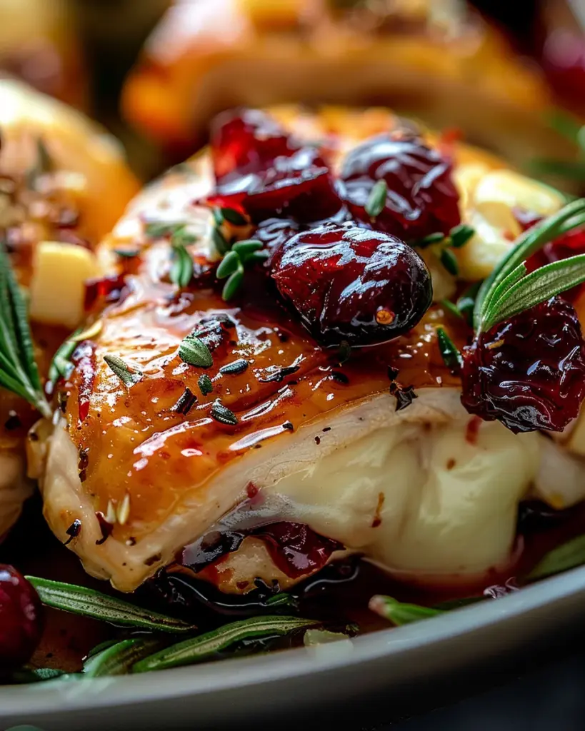 Cranberry Brie Stuffed Chicken: A Show-Stopping Dinner Party Recipe