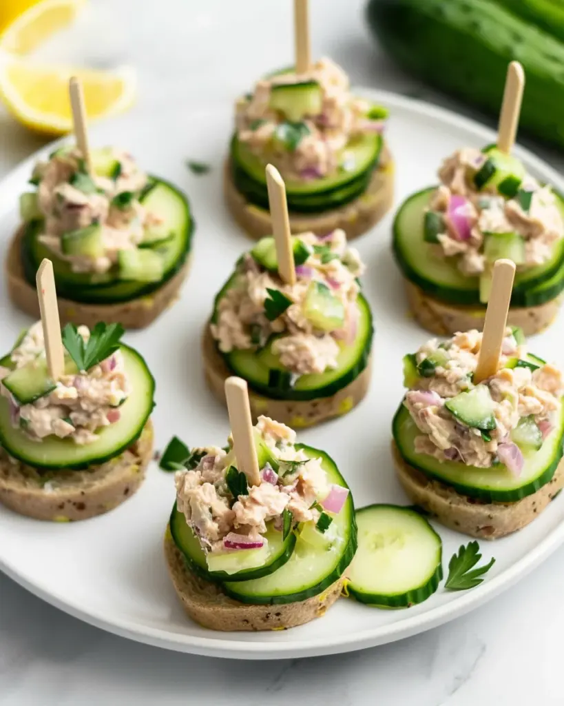 The Best Healthy Cucumber Tuna Sandwich Recipe