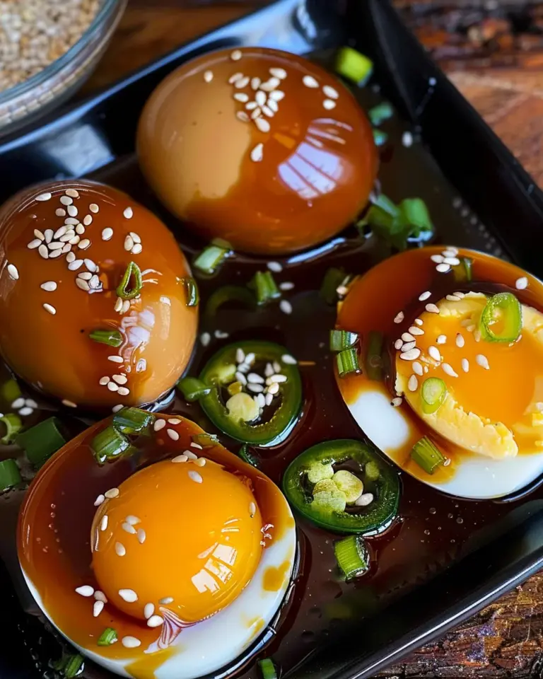Soy Sauce Eggs – Marinated with Cola