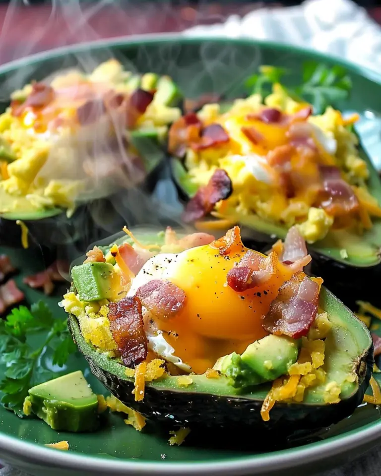 Breakfast Stuffed Avocados
