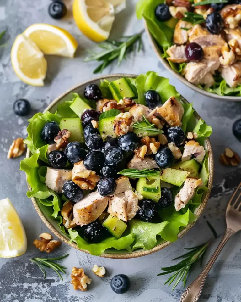 Blueberry Chicken Salad with Rosemary