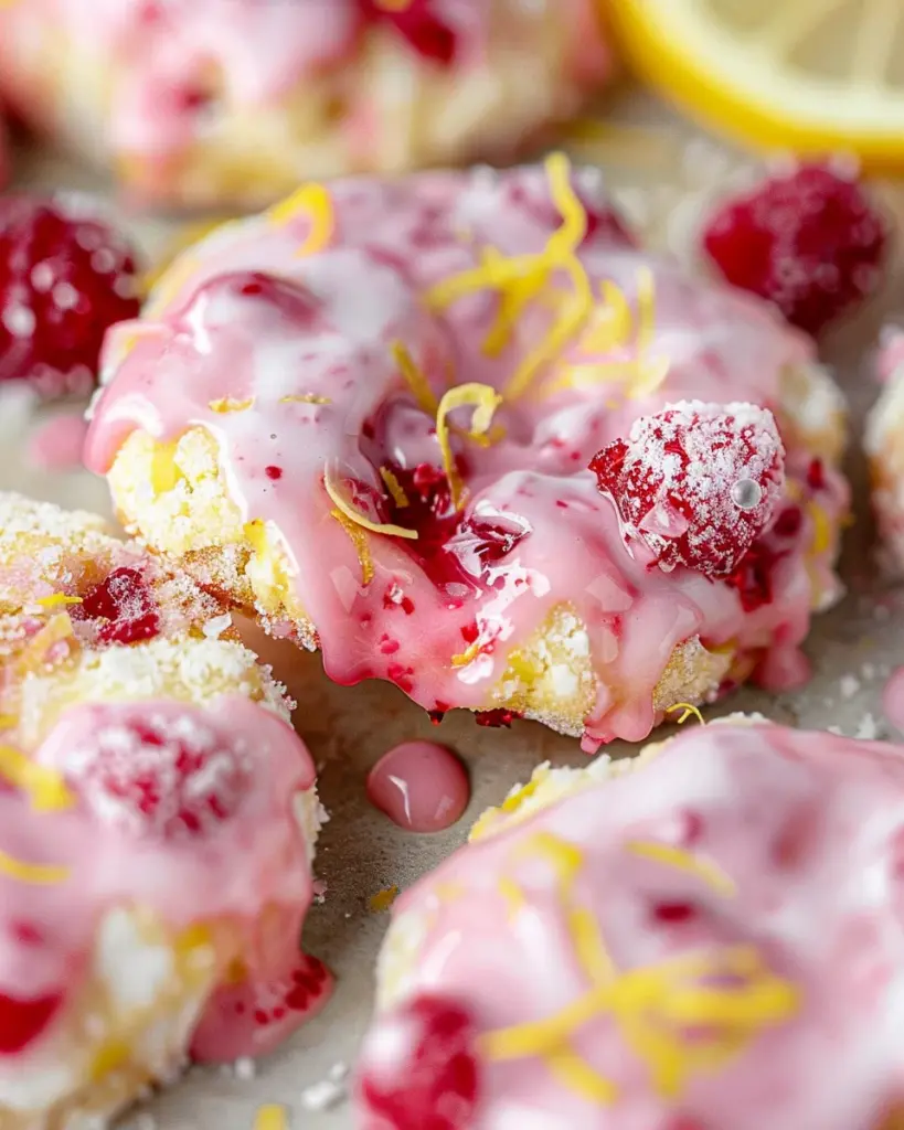 Lemon Raspberry Cookies