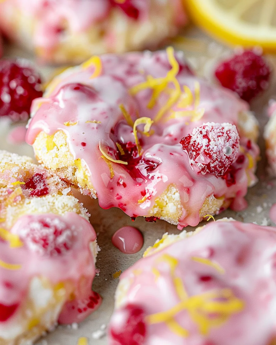 Lemon Raspberry Cookies