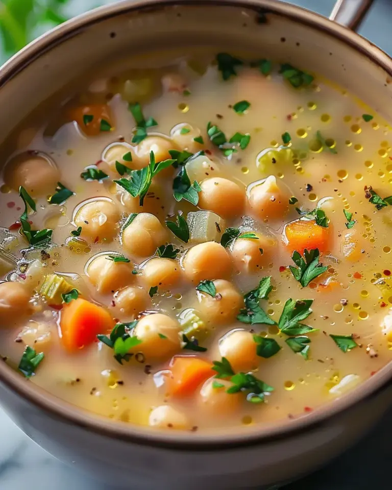 Quick Chickpea and White Bean Soup