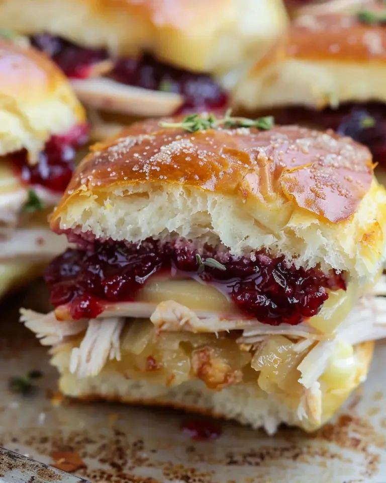 Turkey Cranberry Sliders