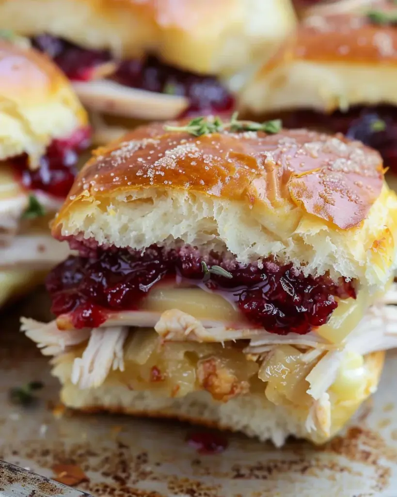 Turkey Cranberry Sliders