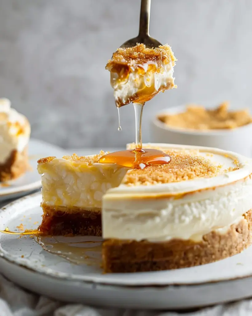 Salted Honey Cheesecake