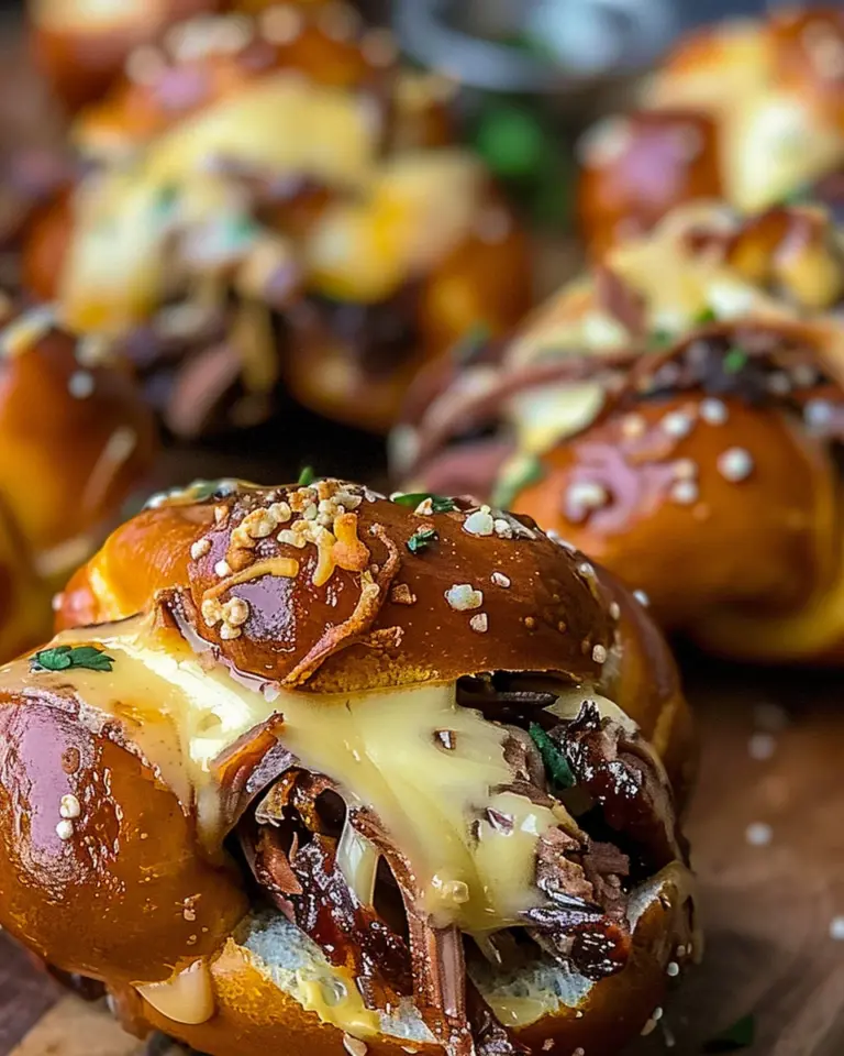 Smoked Brisket & Beer Cheese Pretzel Bombs: A Game-Changing Appetizer