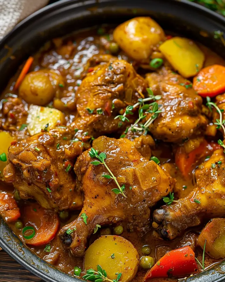 Authentic Jamaican Curry Chicken