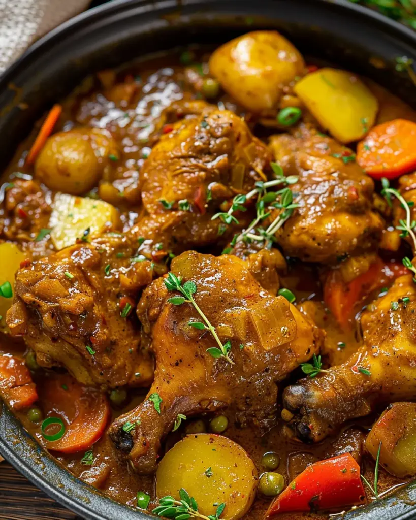 Authentic Jamaican Curry Chicken