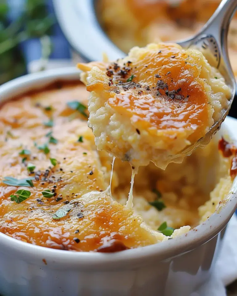 Baked Gouda Cheese Grits