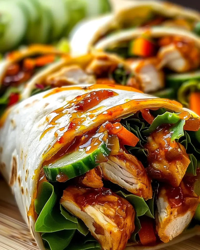 Sweet Chili Chicken Wraps: A Flavor-Packed Lunch You’ll Love