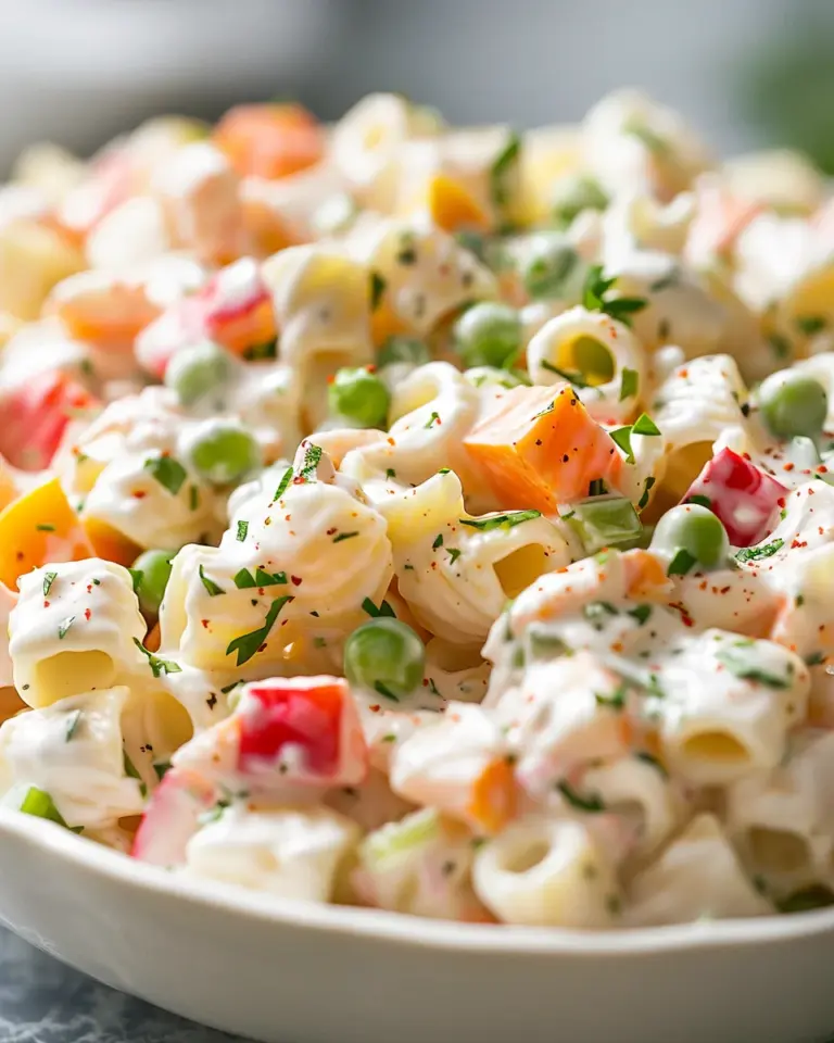 Imitation Crab Pasta Salad